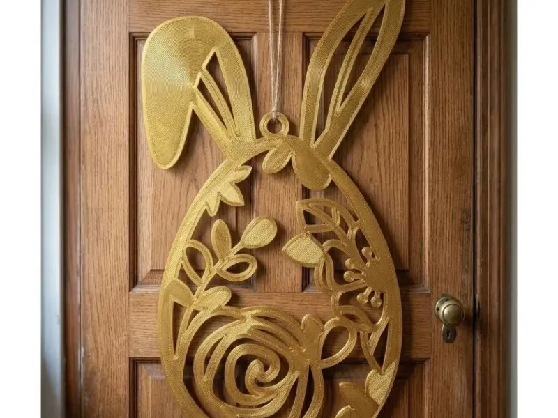 Easy Print Easter Egg Silhouette - Spring Decoration