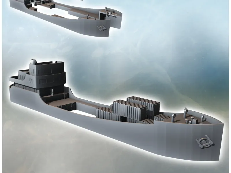 Grande nave da carico moderna con stiva centrale (7) - miniat