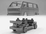VW T3 - Kit di modellini in scala H0-2