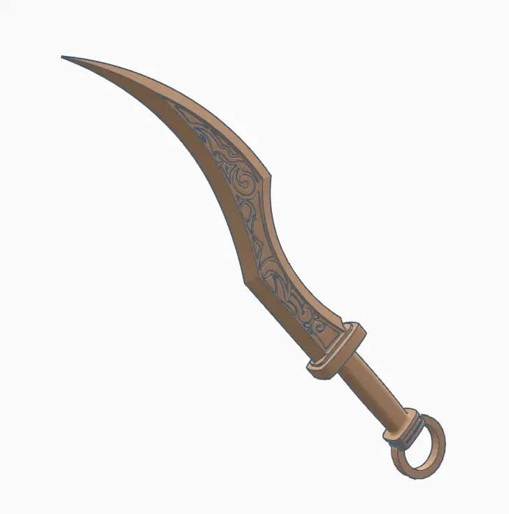 Katarina Dagger STL Keychain- League Of Legends