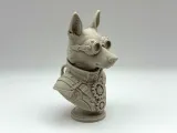 Steampunk German Shepherd Bust-4