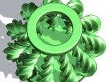 Twisted Column Ornament-2