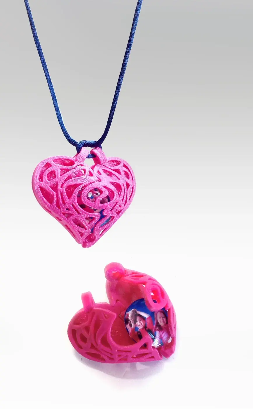 heart pendant for Valentine's Day