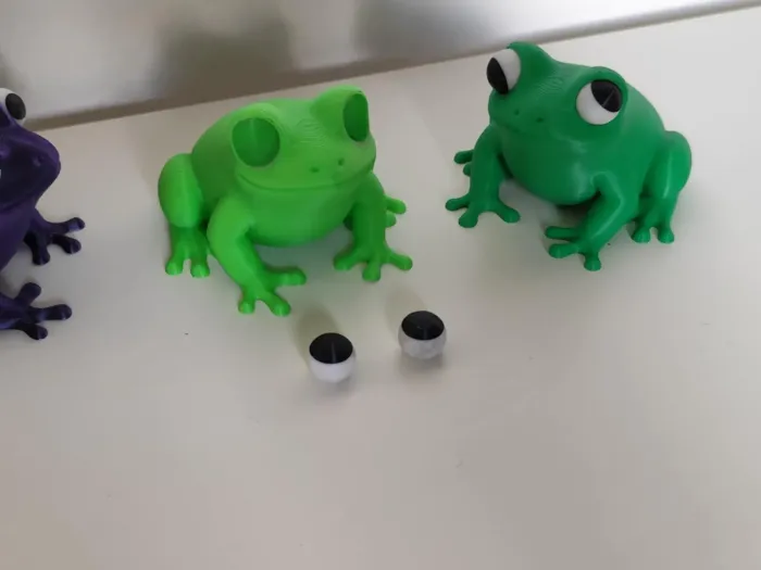 3D Printer Files | 3MF File | Cute frog with movable eyes | Creality Cloud