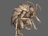 Chitinous Stalker Alien Insectoid Scout Support-Free Solid M-5