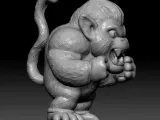 Ōzaru dorado version chibi-4