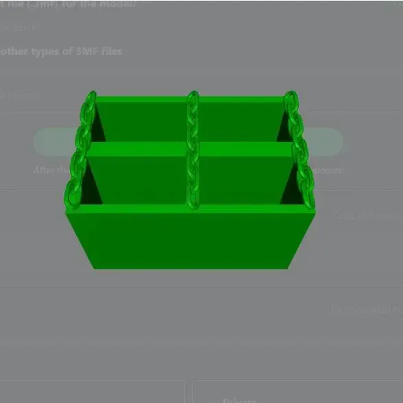 TOOL STORAGE WITH CHAINS