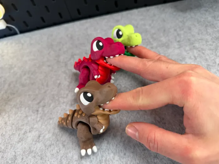 Шарнирный T-Rex - Игрушки и игры - PLA - изделие 3D-печати - фото 7