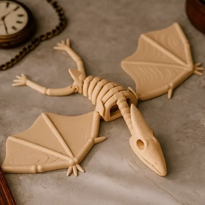 Articulated Pterodactyl Skeleton Toy