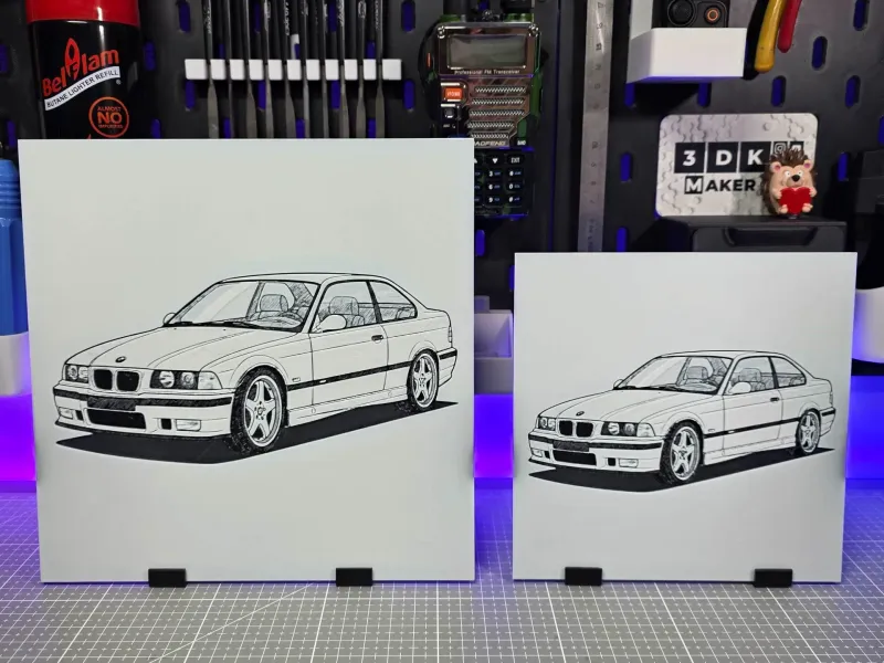 BMW M3 E36 - Hueforge - 3 Colors
