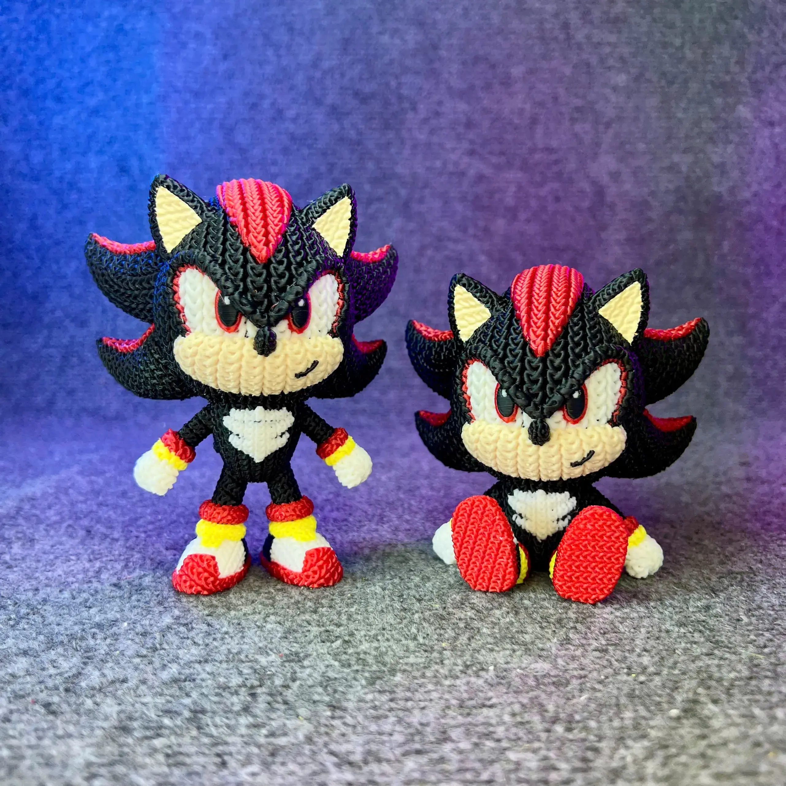 Shadow the Hedgehog Knitted - Crochet - Sonic