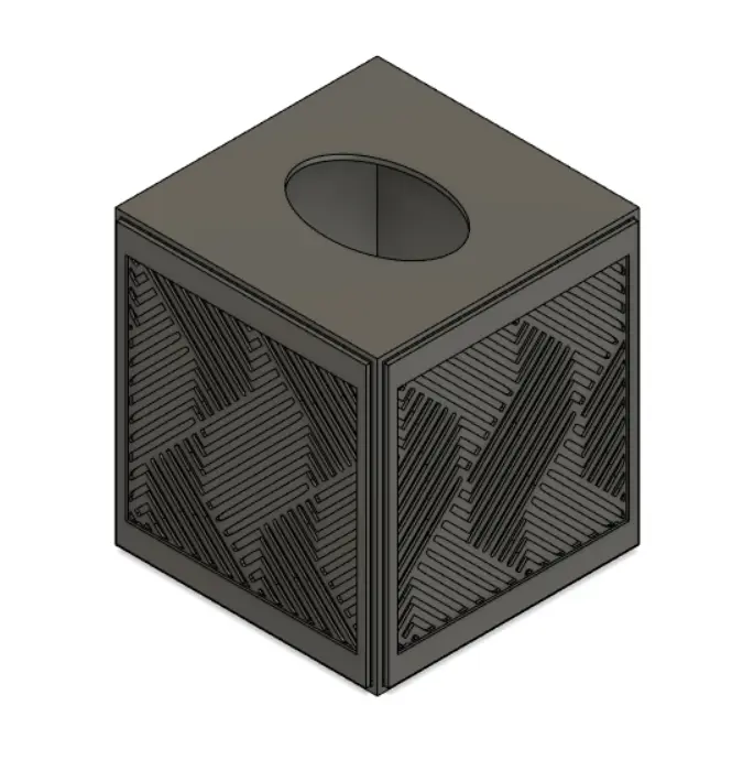 Magnetic Tissue Box Cover