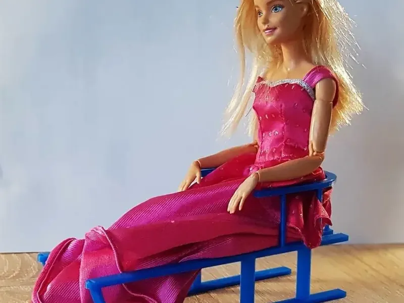 Barbie's sledge sled