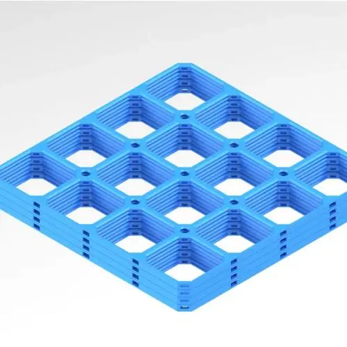 Multiboard Plate 4x4 Iron x4 stack