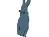 Bunny Keychain flat-1