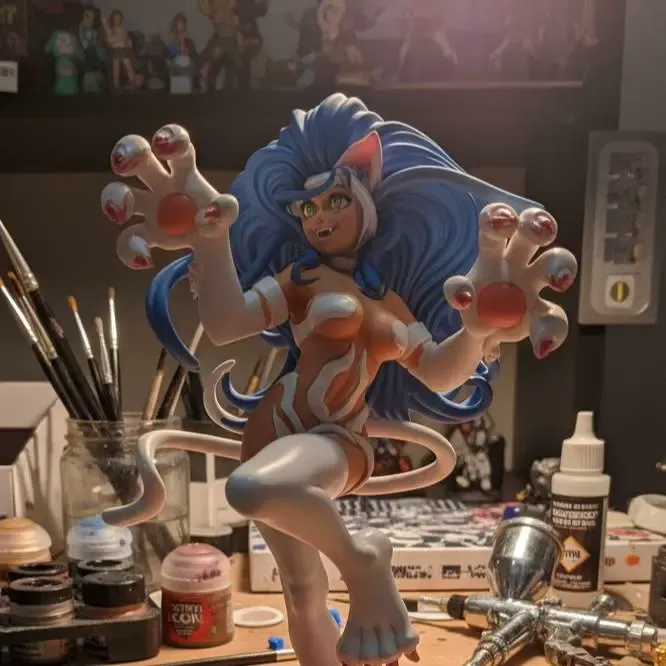 Felicia - The Darkstalkers' Felis (High-Detail 3D Model)