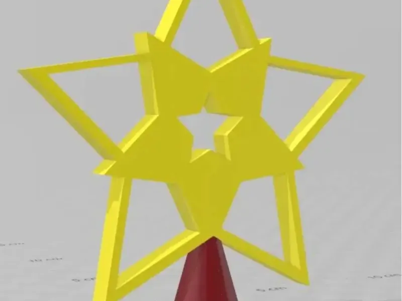 Top Christmas tree star