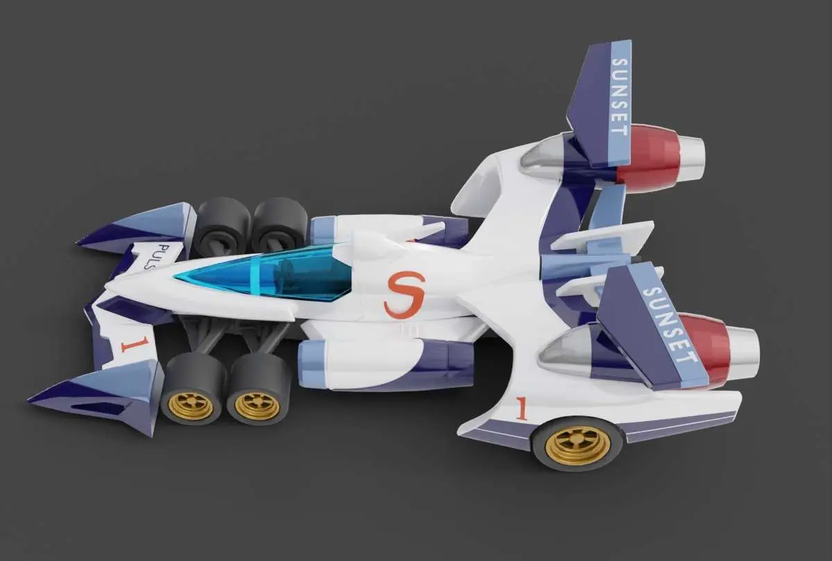 Future GPX Cyber Formula Asurada AKF Miniature Fan Art