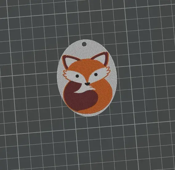 Llavero zorrito - keychain fox
