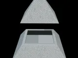 Ancient Pyramid Secret Box, Wave Pattern - 3D Printable Deco-4