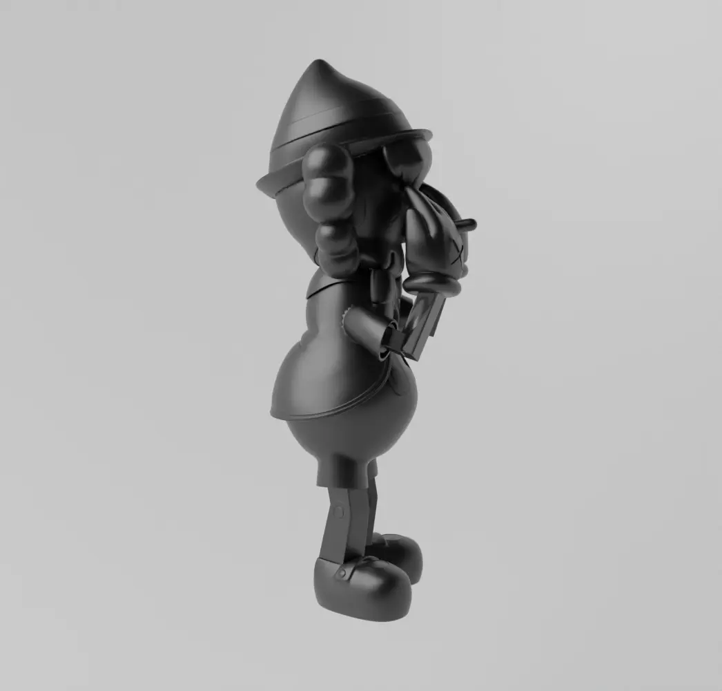 Kaws Pinocchio Art Toy Fan Art