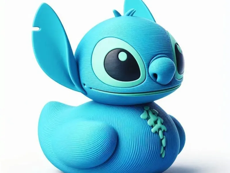 Stitch  Rubber Duck – Playful & Unique