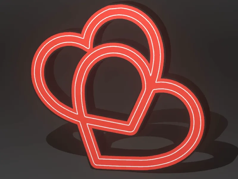 Lightbox Two Hearts