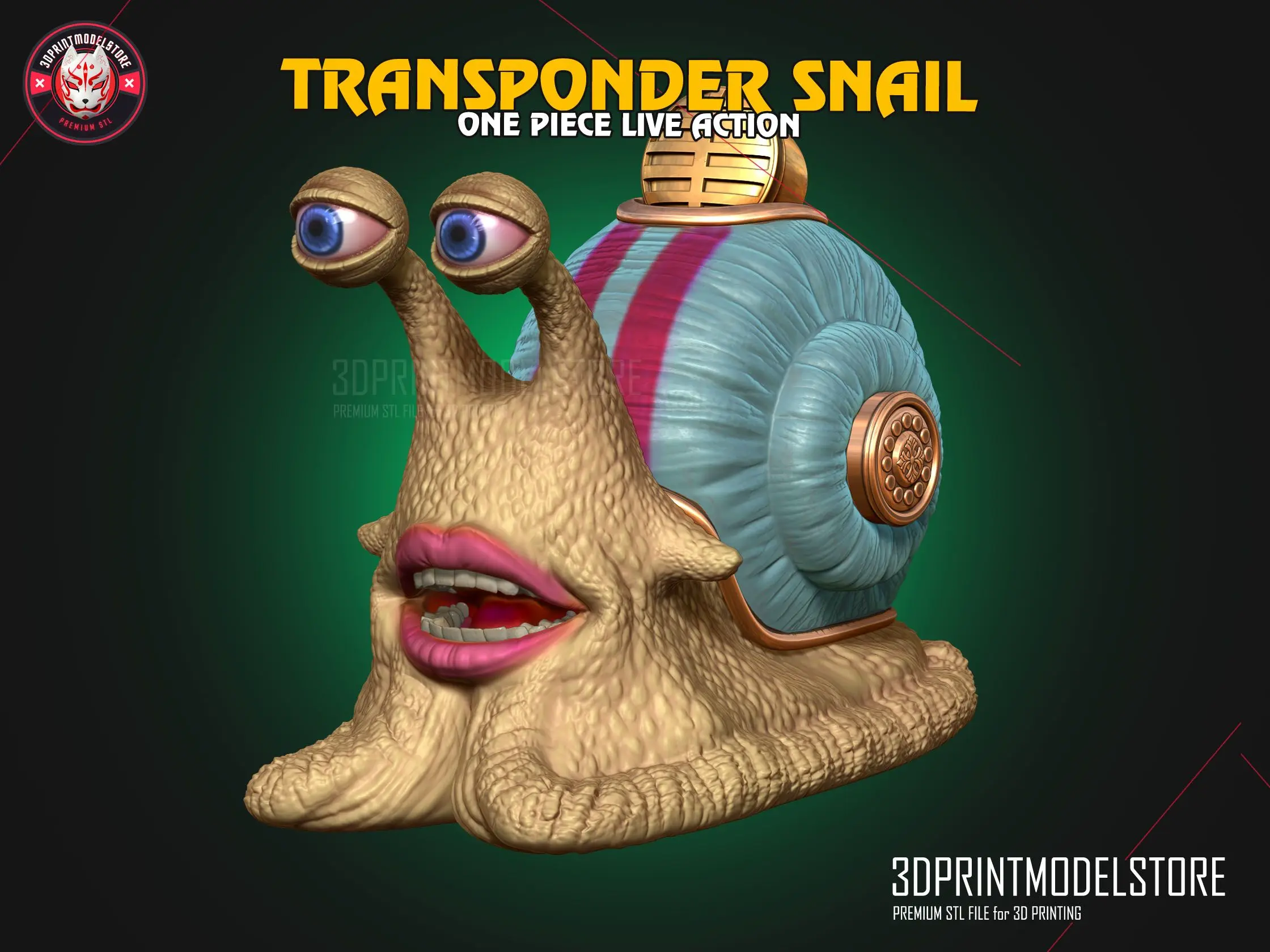 Den Den Mushi - Caracol transpondedor - One Piece Live Action