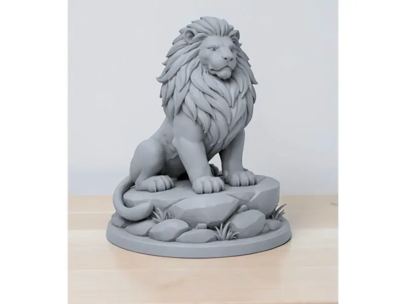Lion standing