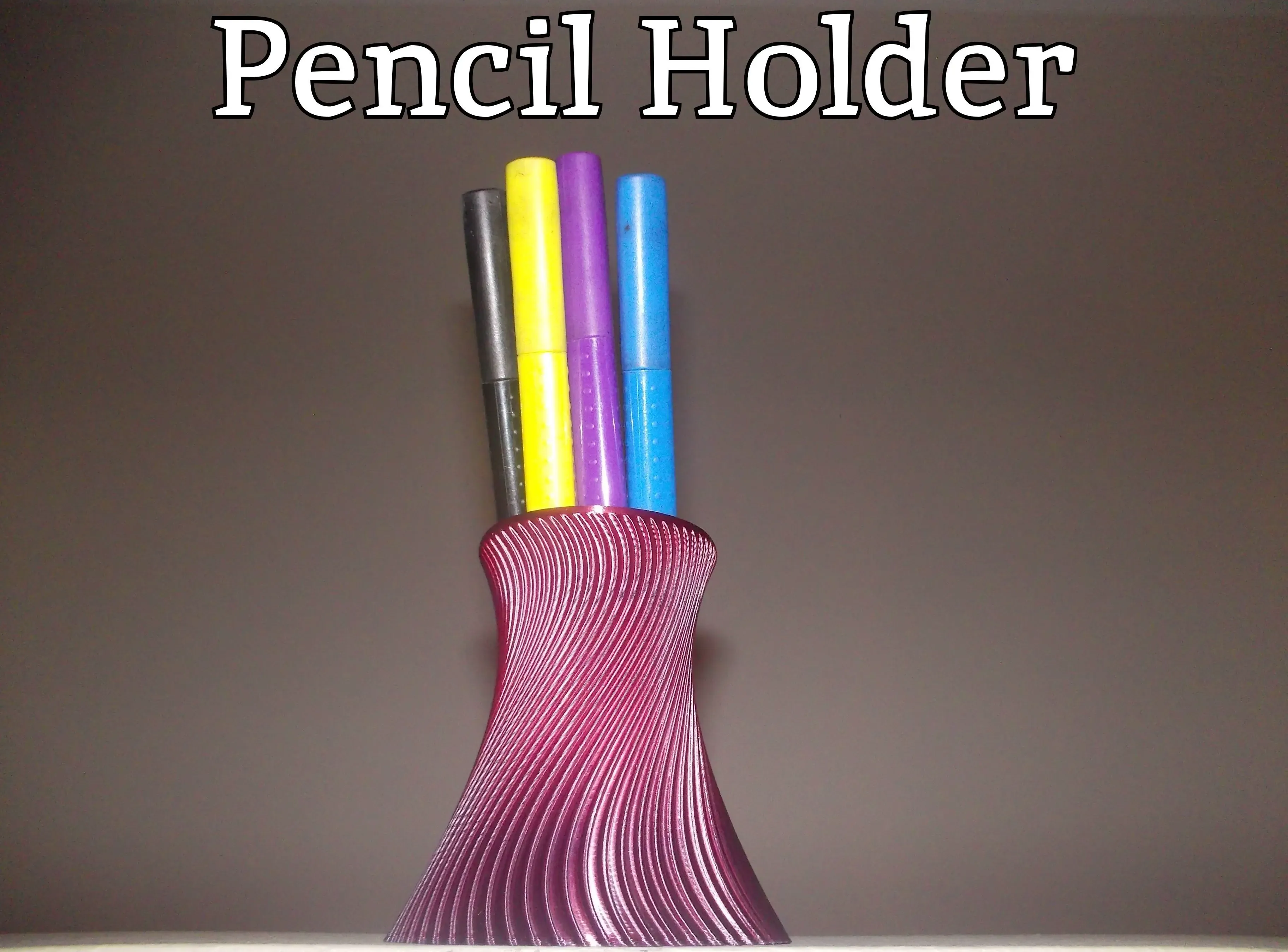 Spiralised Pencil Holder