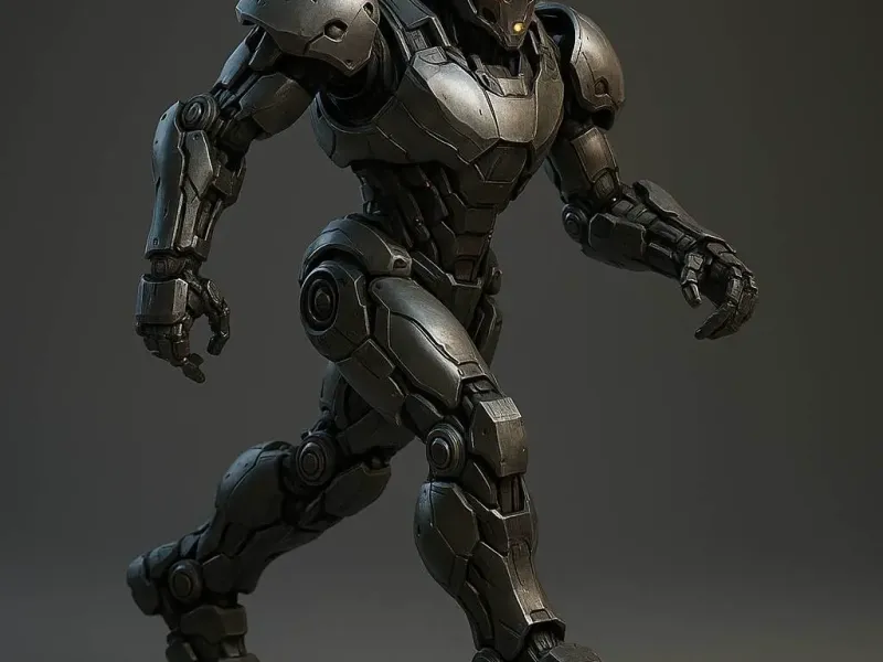 Futuristic Walking Robot