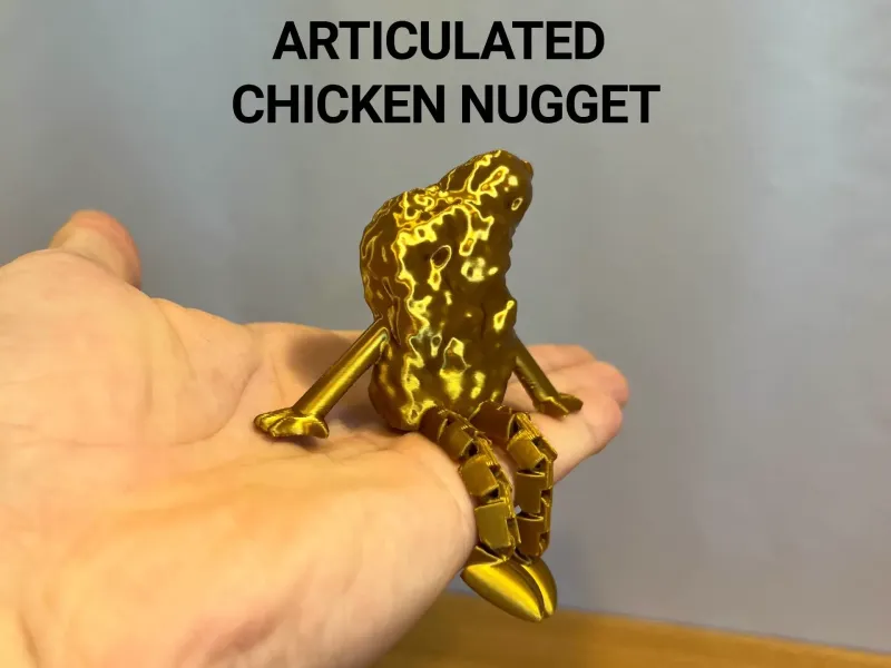 Articulated Chicken Nugget Buddy