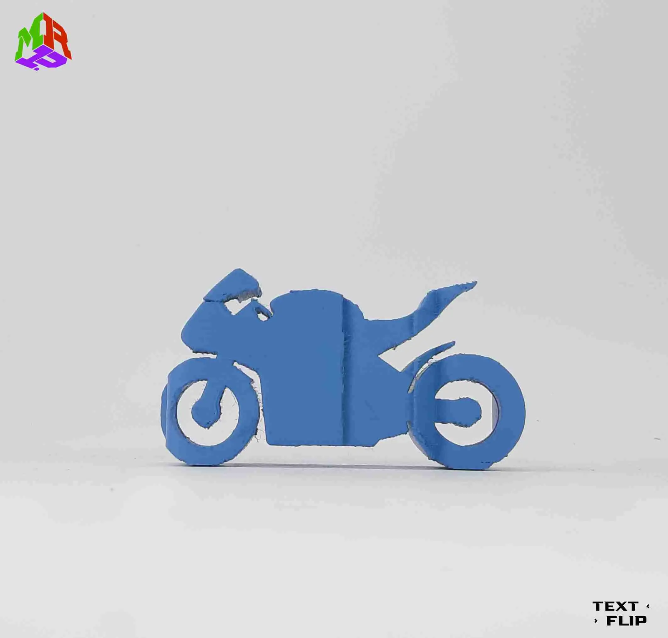 Text Flip - Rider (8 STLs)