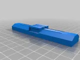 Bi-fold door top slider - 4" long for 3/4" rail-2