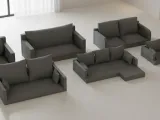 Miniature sofas and cushions -0