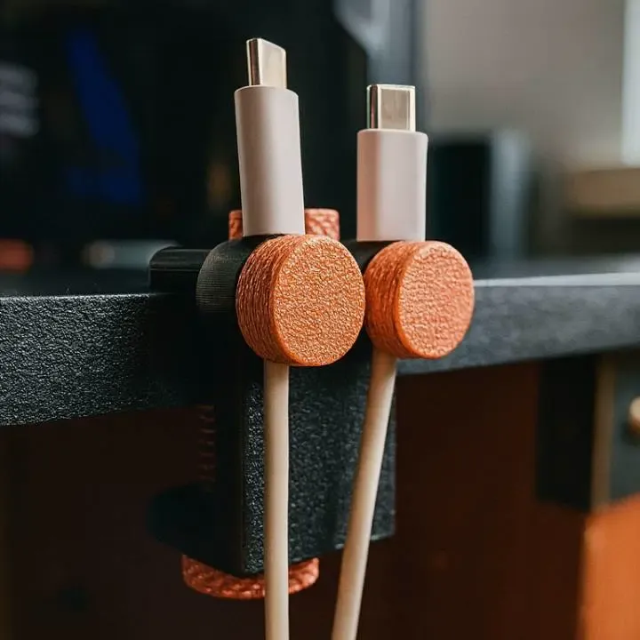 Cable & Headphone Desk Clamp