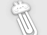 Paperclip Knitted Rabbit - bookmark-2