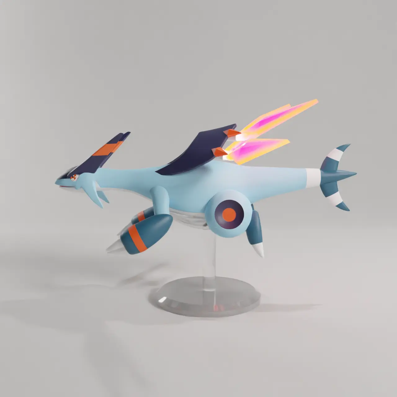 PALWORLD JETDRAGON FIGURE - JET DRAGON PARTS SEPARATED