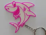Shark keychain-0
