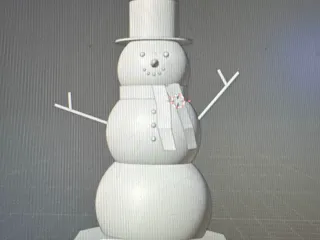 Snowman Ornament V2