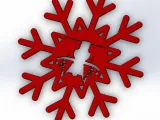 Snowflake ARH Tiger Helicoper Ornament-0