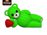 Knitted Cute Bear – STL & 3MF Files for 3D Printing-3