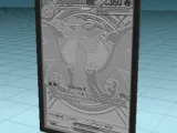 PokeLitho - Pokemon lithophane Mega Charizard X ex 130/94-2