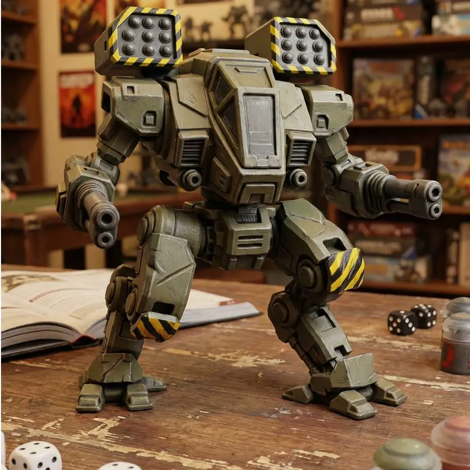 Heavy Battle Mech Walker | Sci-Fi Wargaming Miniature