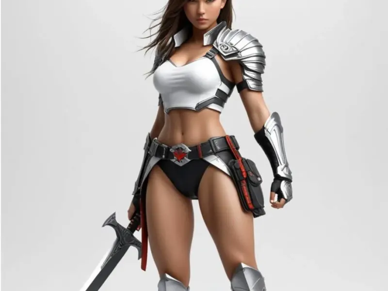 Chica con espada