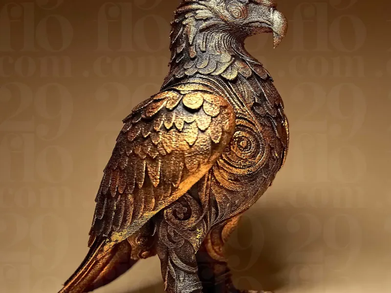 Sculpture EAGLE des designers
