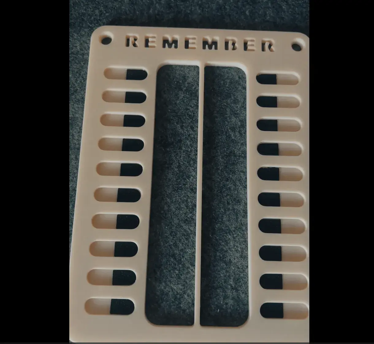 3D printed Check list