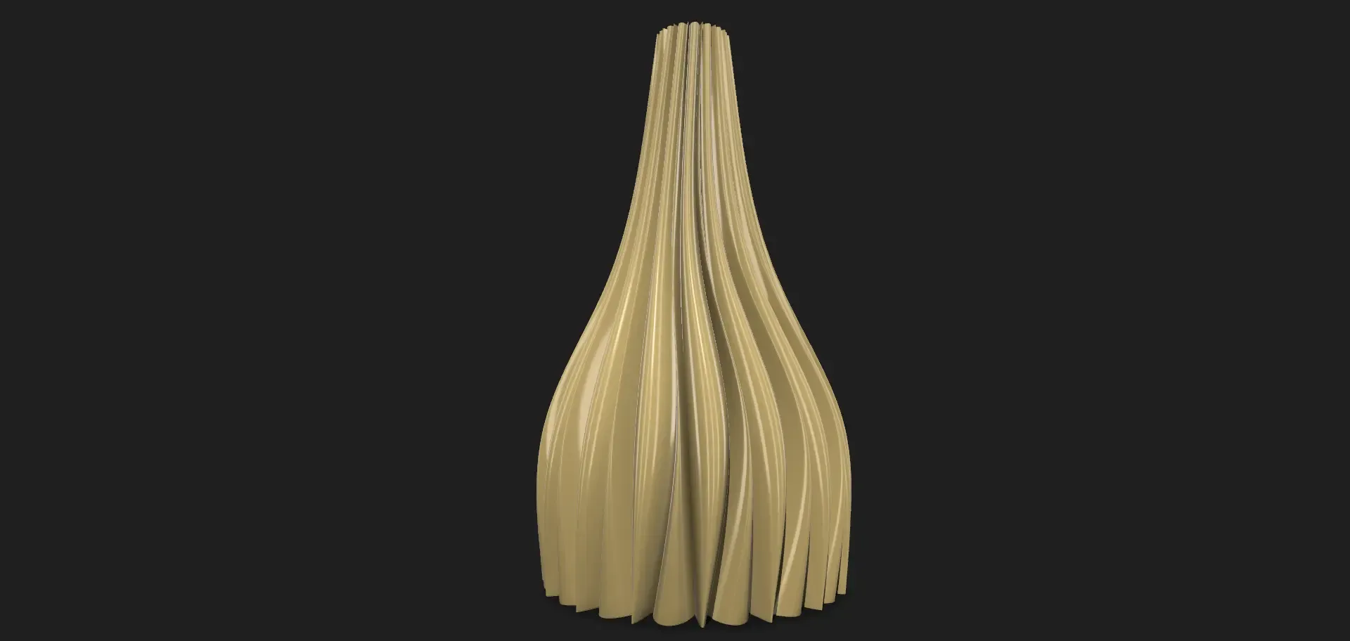 Vase#6 Pastel Banana