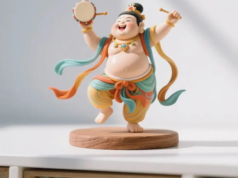 Blindbox-Figur Dunhuang-Wandmalerei