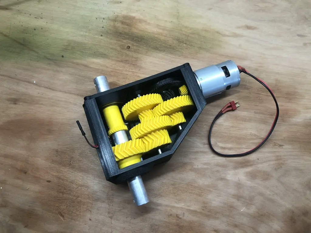 3D printable high torque servo/gearbox version 2